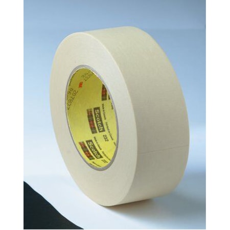 The image shown is representative of the product family and may not specifically be the individual item.  3M™ High Performance Masking Tape 232 is capable of masking paint while removing cleanly. Its thick crepe paper backing contains a solvent-resista…