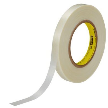 The image shown is representative of the product family and may not specifically be the individual item.  With a polypropylene backing that resists abrasion, moisture, scuffing and breaks, try Scotch® Filament Tape 898. This filament-reinforced tape is…