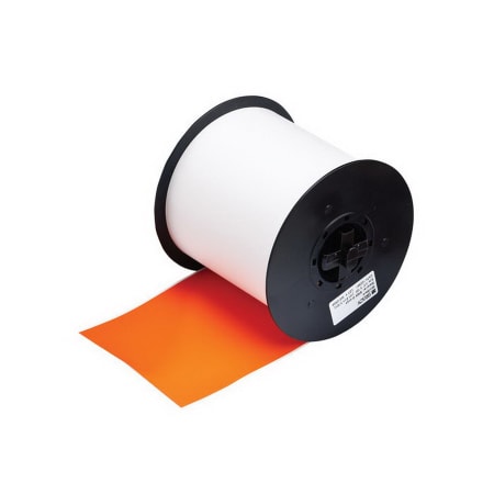 The image shown is representative of the product family and may not specifically be the individual item.  Brady's B-595 vinyl will adhere to difficult low surface energy items, including PVC piping, blow-molded equipment cases, ABS plastics, powdered-c…