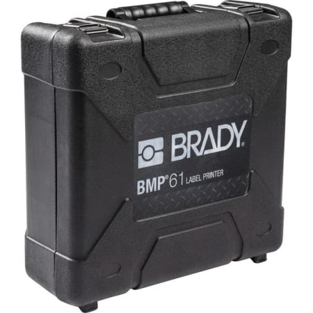 The image shown is representative of the product family and may not specifically be the individual item.  Brady BMP-HC-1 Carrying Case designed to carry Brady BMP61 label printer and extra supplies anywhere you need it, the durable hard case protects y…