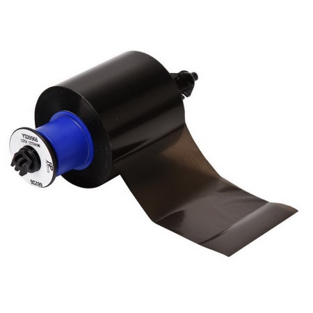 The image shown is representative of the product family and may not specifically be the individual item.  Brady's IP-4900 series ribbon has superb smear resistance at high temperatures and superior solvent resistance. - Brady IP-4900 Series Single Colo…
