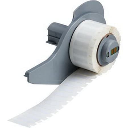 The image shown is representative of the product family and may not specifically be the individual item.  The Brady's die-cut thermal transfer printer label roll comes packaged 750 labels per roll and is used with BMP71. These items come in a variety o…