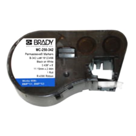The image shown is representative of the product family and may not specifically be the individual item.  The Brady's continuous thermal transfer printer label cartridge comes packaged 1 cartridge per pack and is used with BMP51, BMP53. These items com…