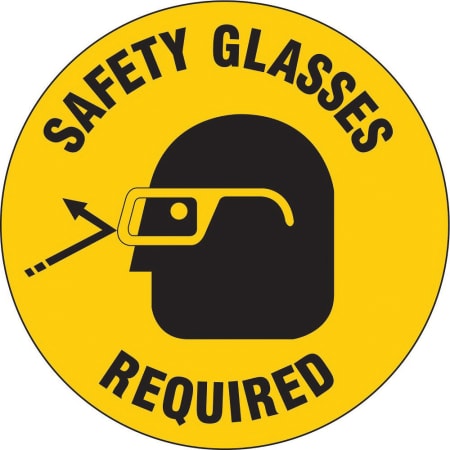 The image shown is representative of the product family and may not specifically be the individual item.  Brady B819 is a surface printed vinyl with a velvet embossed rigid clear vinyl overlaminate. - Brady Fire Floor Safety Sign, Width: 17 Inch, Thick…