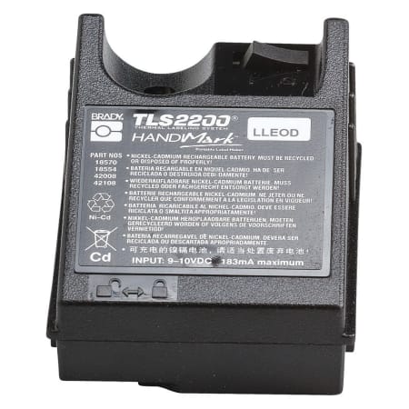 The image shown is representative of the product family and may not specifically be the individual item.  Brady TLS2200-BP Rechargeable Battery Pack. - Brady TLS2200-BP Rechargeable Battery Pack, For Use With: TLS 2200 Label Printer.