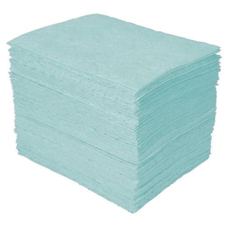 The image shown is representative of the product family and may not specifically be the individual item.  Brady SPC® heavy weight universal plus sorbent pad, chemically inert making it ideal for use with aggressive fluids. 3-ply construction makes it s…