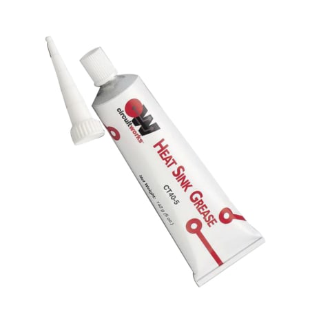 The image shown is representative of the product family and may not specifically be the individual item.  CircuitWorks heat sink grease silicone compound facilitates heat transfer away from electrical/electronic components. This heavy consistency mater…