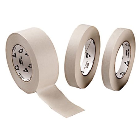 Desco 81261 Wescorp ESD High Temperature Crepe Paper Masking Tape, 3/4 x  60 yd x 7 Mil, Off-White