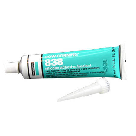 Dow DOWSIL™ 838 Silicone Adhesive-Sealant White 90 mL Tube