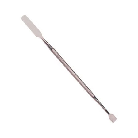 The image shown is representative of the product family and may not specifically be the individual item.  The 343 double ended spatula has a round handle. One end has rounded blade. Primarily used for applying or scraping potting compound or wax. It ca…