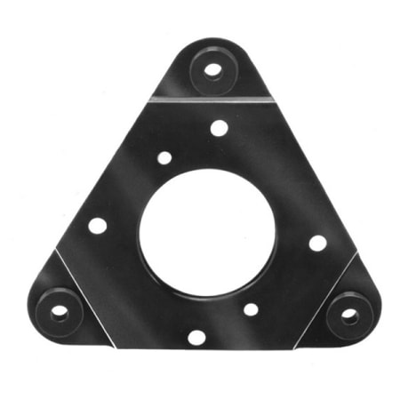 The image shown is representative of the product family and may not specifically be the individual item.  Fasco Triangular Bracket. - Fasco Triangular Bracket, 4.38 Inch dia Bolt Circle, For Use With: 3.3 Inch dia Motors, Includes: Grommets.