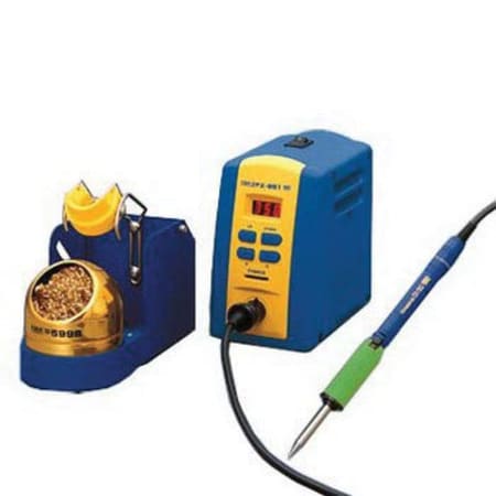 The image shown is representative of the product family and may not specifically be the individual item.  The Hakko FX-951 will surely turn heads when seen on your workbench. Its compact, sexy design brings a new meaning to word. The FX-951 features su…