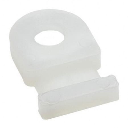 The image shown is representative of the product family and may not specifically be the individual item.  HellermannTyton cable tie screw mounts are used with 18 through 50 lb cable ties to provide stability when securing bundles. The low profile desig…