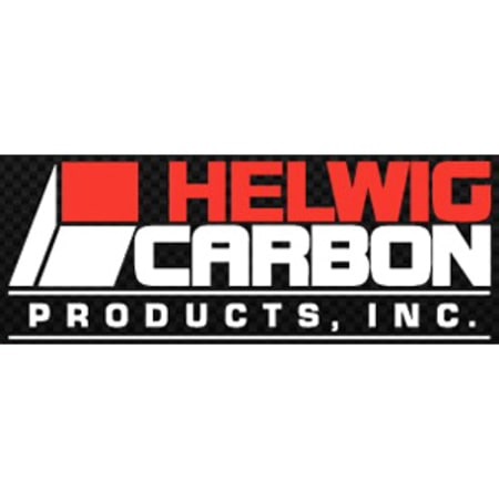 The image shown is representative of the product family and may not specifically be the individual item.  Helwig Carbon HEL CA-P Series Carbon Brush, CG Grade, 1.75 Inch L x 1.25 Inch W x 0.2500 - 0.1875 Inch T, 6/24 Concave Radius. - Helwig 250 Carbon…