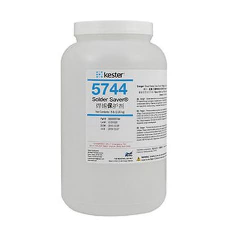 Kester 5744 Solder Saver® Cleaner, 5 lb Pail, White | EIS