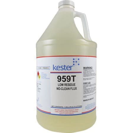 Kester 959T No-Clean Soldering Flux, 1 gal Bottle, Light Kester 959T No-Clean Soldering Flux, 1 gal Bottle, Light