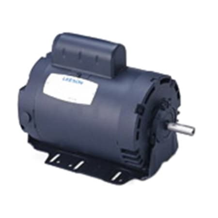The image shown is representative of the product family and may not specifically be the individual item.  Leeson LM24486 SS Agricultural Duty Motor. - Leeson SS Agricultural Duty Motor, Bearing Type: Angular Contact, Dimensions: 10.09 Inch L x 5.62 Inc…