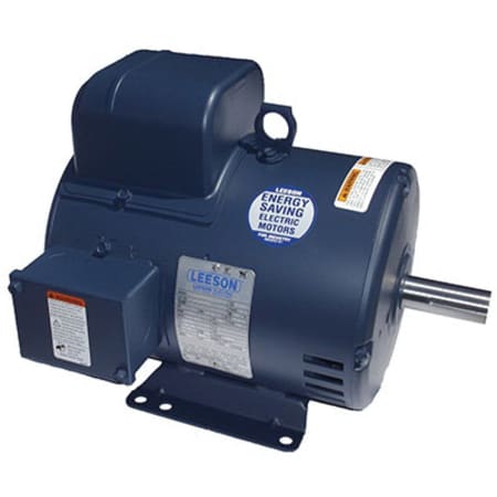 The image shown is representative of the product family and may not specifically be the individual item.  Leeson general purpose motor with double shielded ball bearings. Designed for belted loads. High efficient copper windings. High starting and brea…