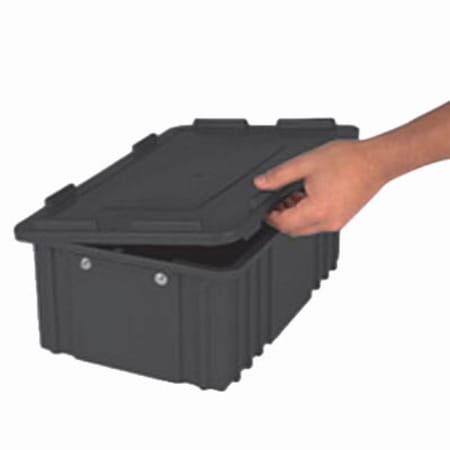 Heavy-Duty Molded Plastic Boxes With Lids