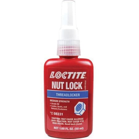 The image shown is representative of the product family and may not specifically be the individual item.  Loctite Letter Grade CV (083) is used to lock and seal fine threaded nuts, bolts and studs in a wide variety of applications, removable with tools…