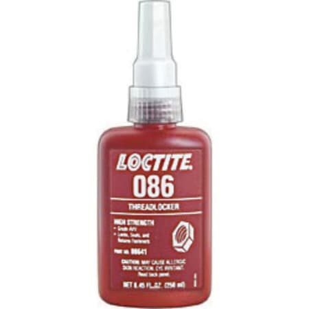 The image shown is representative of the product family and may not specifically be the individual item.  Loctite Letter Grade AVV high strength threadlocker is used to lock and seal large coarse threaded nuts, bolts and studs in a wide variety of appl…