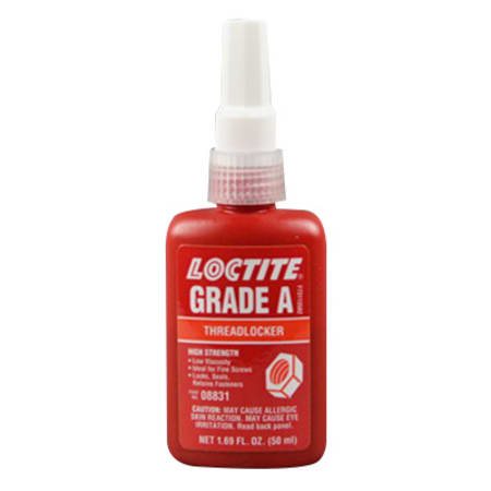 The image shown is representative of the product family and may not specifically be the individual item.  Loctite Letter Grade A (088) wicking grade high strength threadlocker is used to lock and seal fine threaded nuts, bolts and studs in a wide varie…
