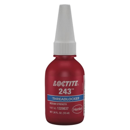 5x Loctite 243 Blue Medium Strength Threadlocker For All Metals 50 ml