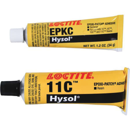 Loctite 11C Hysol® General Purpose High Performance Epoxy Adhesive, 4 oz  Cartridge, Black/Green