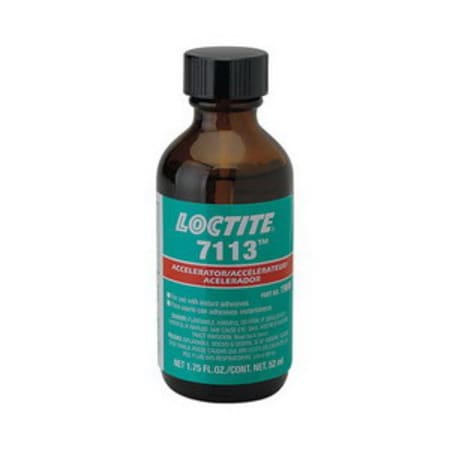 The image shown is representative of the product family and may not specifically be the individual item.  Loctite SF 7113 activator increases cure speed of Loctite instant adhesive. Non-flammable and non-combustible. Excellent for cosmetic applications…