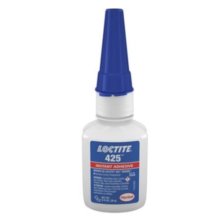 The image shown is representative of the product family and may not specifically be the individual item.  Loctite 425 instant adhesive is designed as a fast curing, low strength adhesive for locking metal and plastic fasteners. The product is designed …