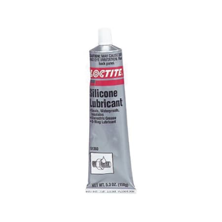 Loctite 51360 Multi-Purpose Silicone Lubricant, 5.3 oz Tube, Opaque