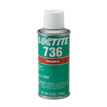 The image shown is representative of the product family and may not specifically be the individual item.  Loctite 736 is used where increased cure speed of Loctite anaerobic structural products is required. It is especially recommended for applications…