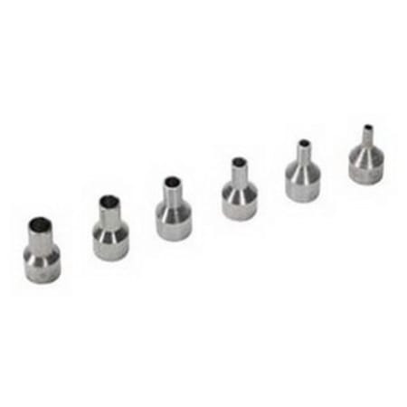 The image shown is representative of the product family and may not specifically be the individual item.  Metcal nozzle kit for use with Metcal HCT2-120 digital hot air pencil. - Metcal HN-120KIT-6 Nozzle Kit.
