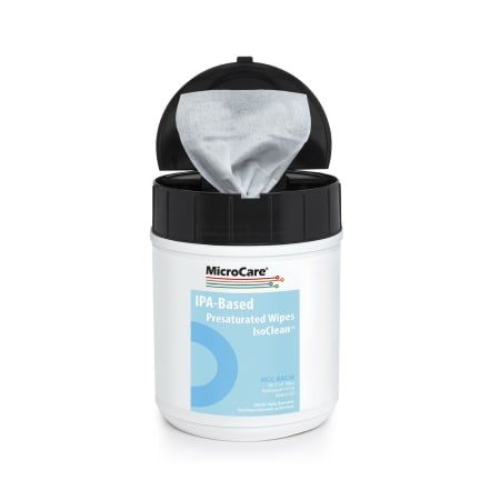 The image shown is representative of the product family and may not specifically be the individual item.  These IPA-based presaturated wipes are an affordably-priced general-purpose stencil, surface and benchtop cleaner. 100% pure reagent-grade isoprop…