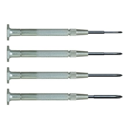 The image shown is representative of the product family and may not specifically be the individual item.  Moody Mini Phillips Screwdriver Set. - Moody Mini Screwdriver Set, Number of Pieces: 8, Tip Type: Phillips, Includes: (4) Phillips #000, #00, #0 a…