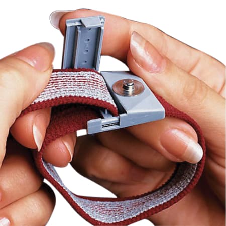 SCS - 2224 WRIST STRAP, ADJUSTABLE, WITH 10' COILED CORD