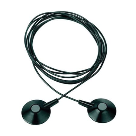 The image shown is representative of the product family and may not specifically be the individual item.  Monitor/table mat interconnect cord, 10 ft, with 10 mm snap. A straight cord with male snap fasteners at each end and no resistors. Used to interc…