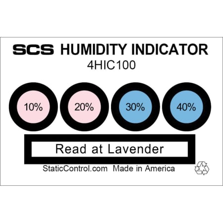  Dry-Packs Humidity Indicator Card - 3 Dot 30%/40%/50% -  MS20003-2 : Appliances