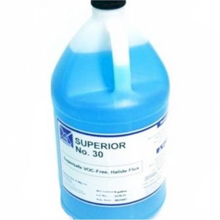 Superior Flux 30GL 30 Organic Soldering Flux, 1 gal Bottle, Blue