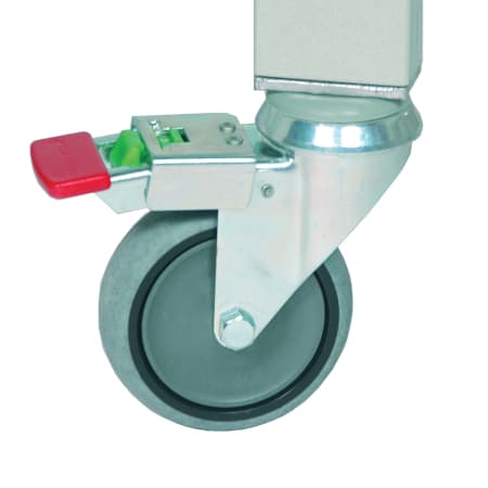 The image shown is representative of the product family and may not specifically be the individual item.  Casters may be installed to provide mobility for reconfiguration, cleaning or repositioning. Casters are ESD Safe. - Treston Caster Set, Size: 4 I…