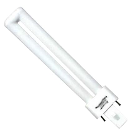 The image shown is representative of the product family and may not specifically be the individual item.  Waldmann Fluorescent Replacement Lamp. - Waldmann Replacement Lamp, Wattage: 9W, Base: G23, White, 5000K Color Temperature, Fluorescent Lamp, For …