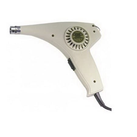 The image shown is representative of the product family and may not specifically be the individual item.  Electric industrial heat gun with dual temperature (high and cool) setting features long-life heater and fan components. Used for applying heat sh…