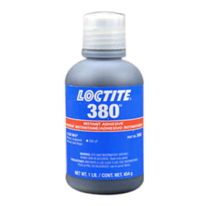 380 Max Instant Adhesive, Toughened, 1 oz, Bottle, Loctite | Black