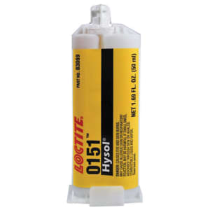 Loctite 0151 Hysol® High Performance Epoxy Adhesive, 50mL Dual Cartridge, Milky White/Amber, 10/Case | EIS Loctite 0151 Hysol® High Performance Epoxy Adhesive, 50mL Dual Cartridge, Milky White/Amber, 10/Case | EIS