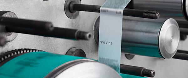 Mattress labels being printed