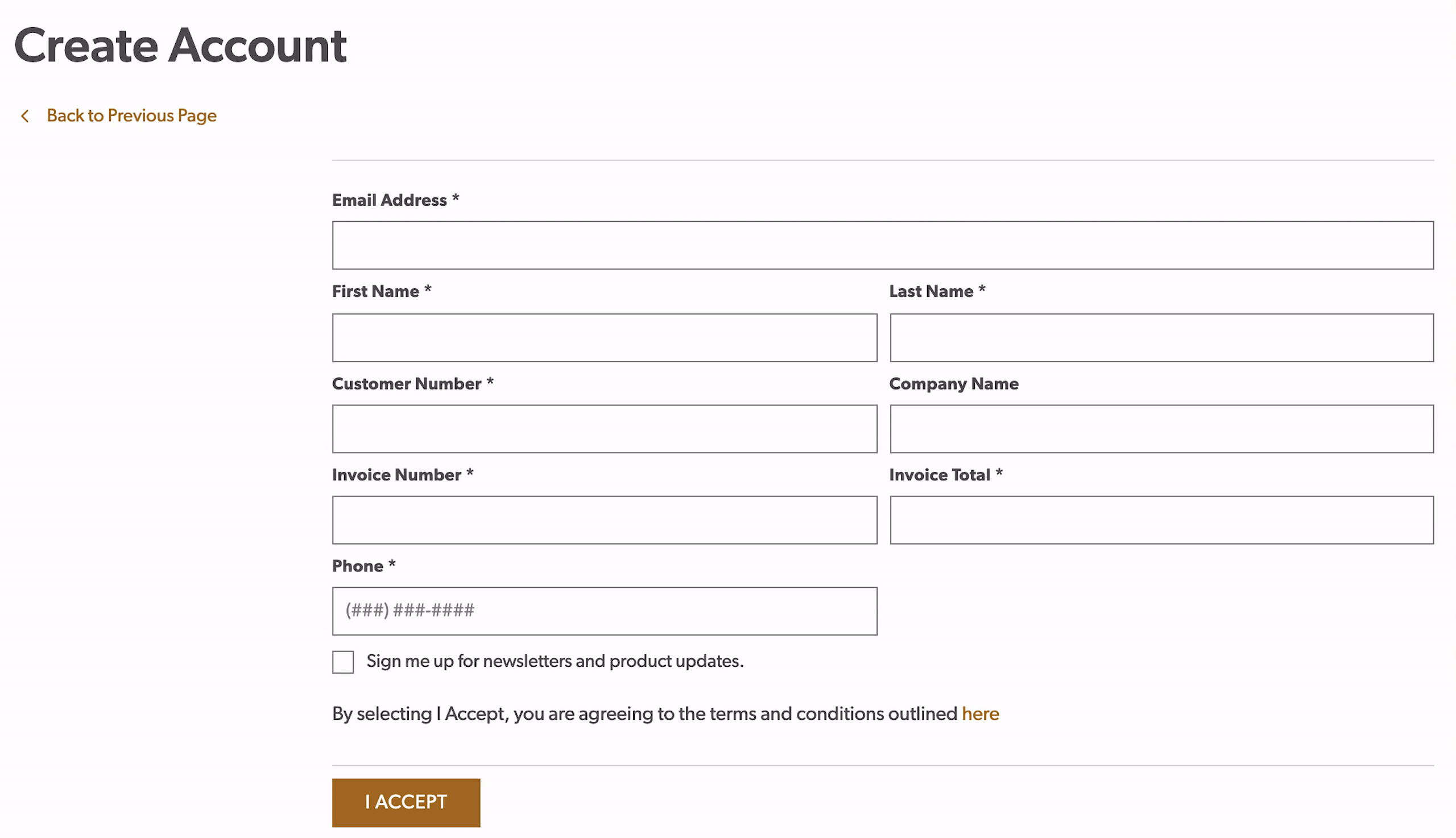 Step 4: Enter Customer Information