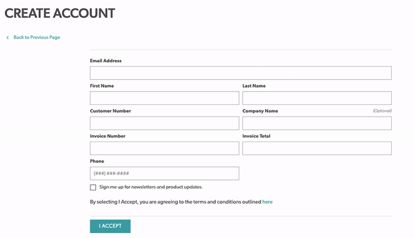 Step 4: Enter Customer Information