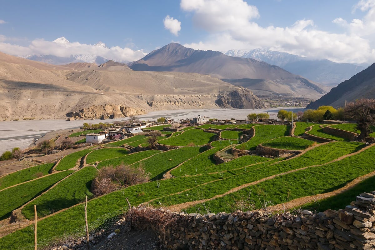 The view from Thiri in Upper Mustang, Nepal.