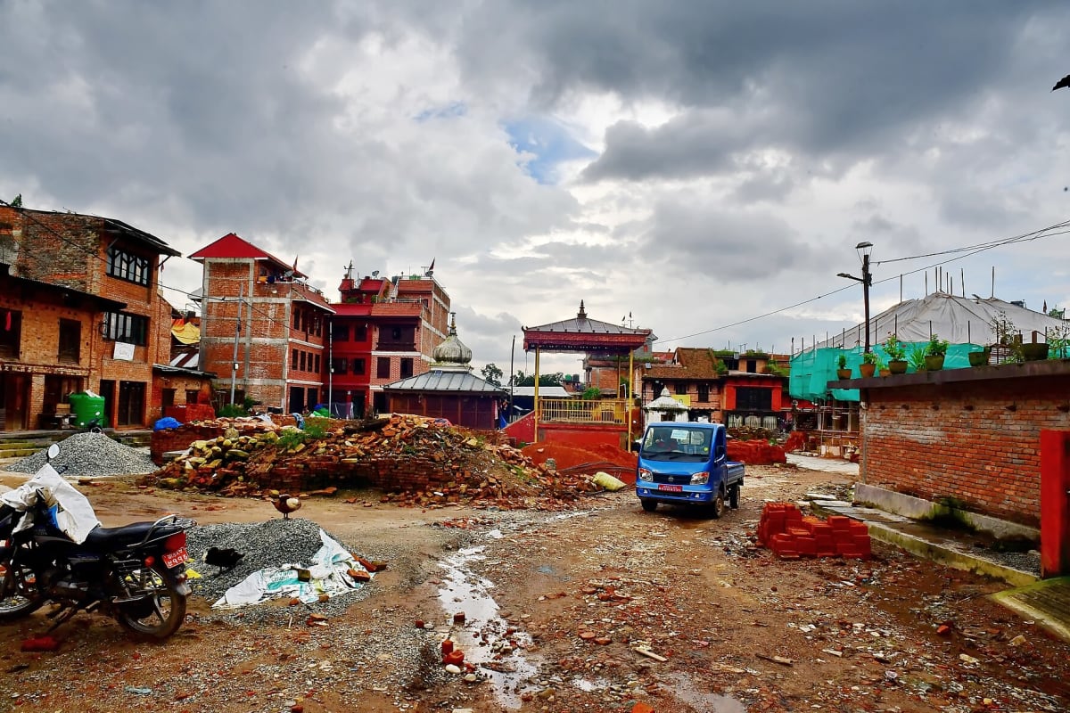 The Rato Machhindranath temple at Bungamati, Lalitpur, Nepal.