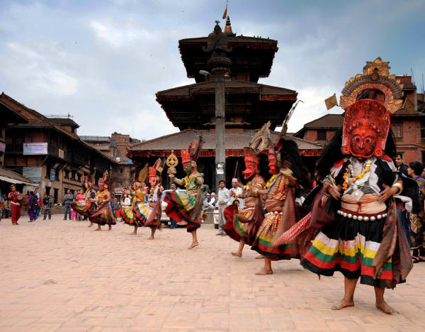 Bhaktapur During Dashain: Mohani and the Navadurga Dancers